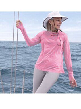 Coolibar UPF 50+ Women's Paros Sailing Tee Extra Small